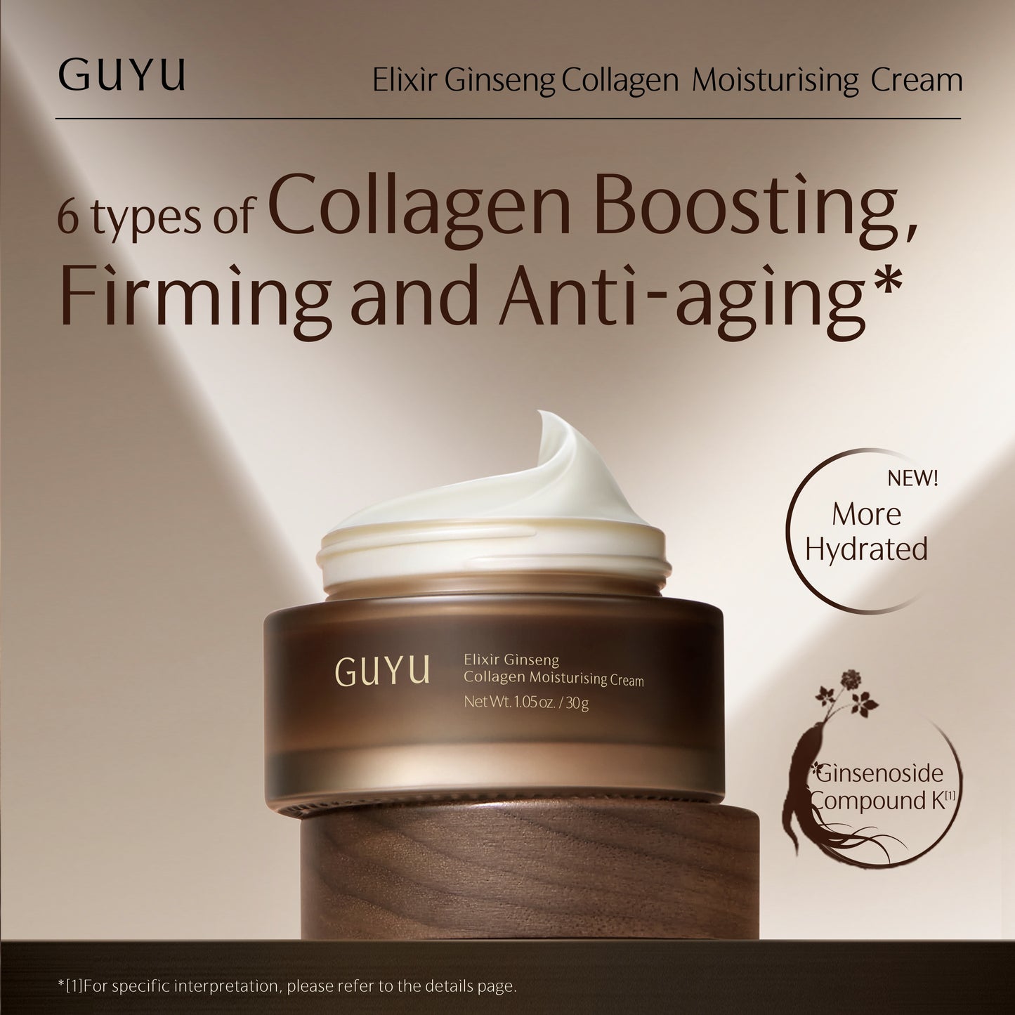 Elixir Ginseng Collagen Essence Cream